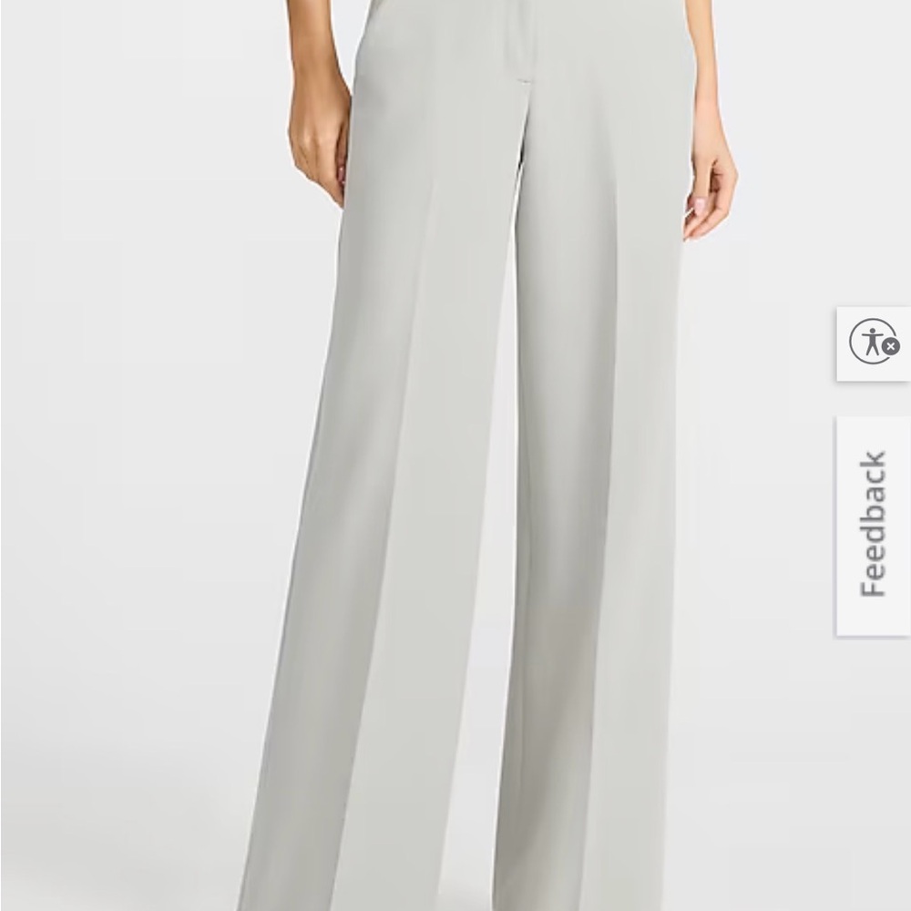 Express Editor Signature Stretch Mid Rise Trouser
